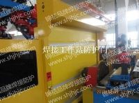 防弧光PVC隔断，遮弧帘，焊接工位隔断，机器人焊接