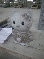 泉州最便宜的KT猫石雕——个性的动物雕刻