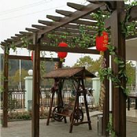 福建碳化木葡萄架