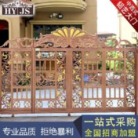 专业定制 现代铝艺对开门 平移门 推拉门 可批发代理