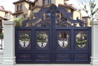 博盾定制欧式复古铝艺大门花园庭院大门